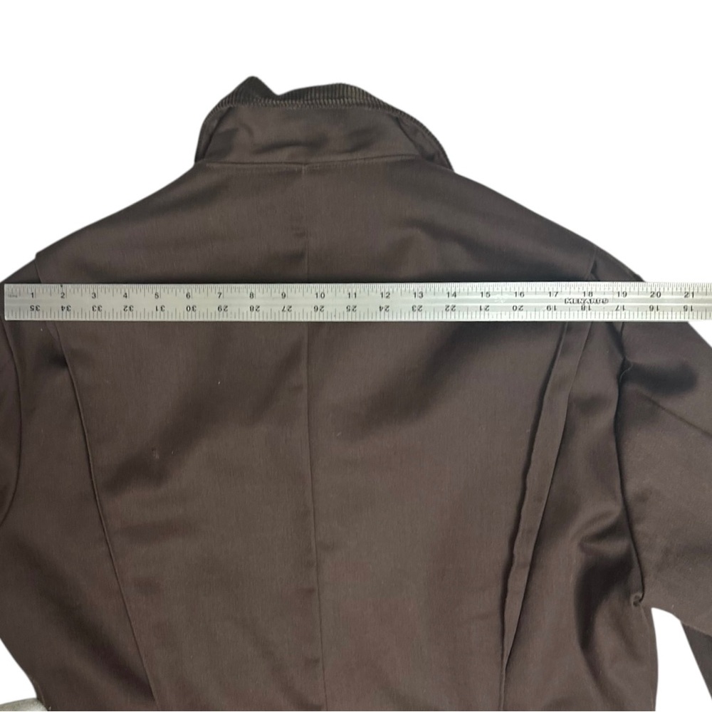 VTG 70’s SEARS Men’s Brown Insulated Work Coveralls Corduroy Trim Jumpsuit Sz 42 - Picture 10 of 12